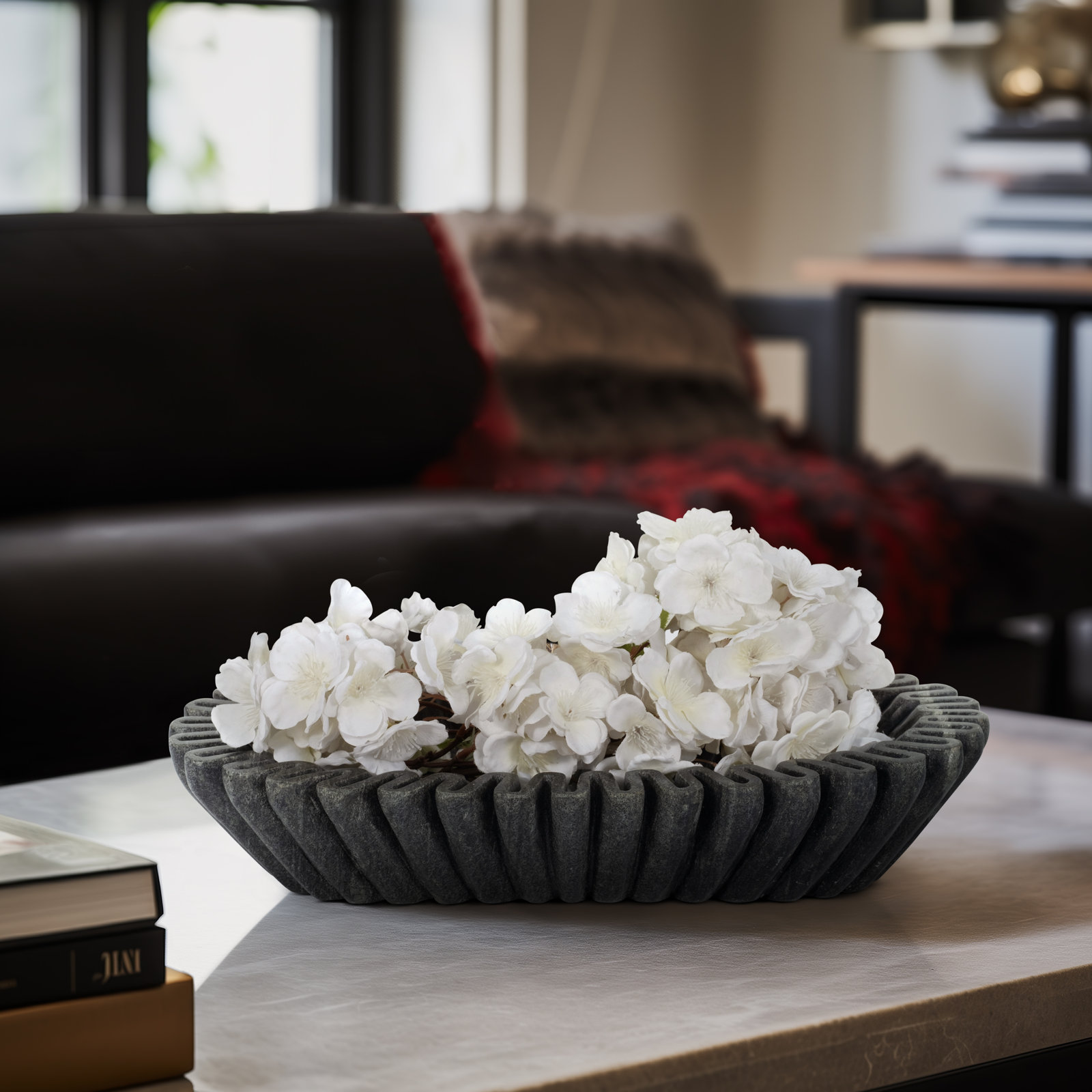 Vanderwall Genuine Marble Bowl, Black