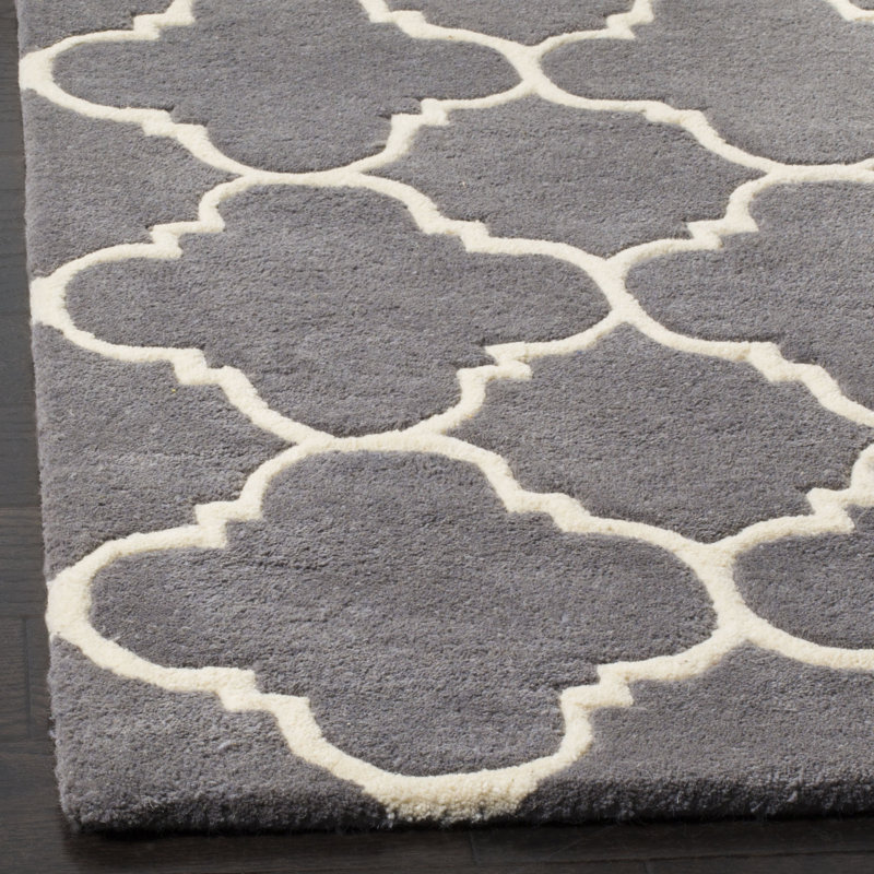 Vaughn Geometric Wool Hand Woven Area Rug, Runner 69 x 152 cm