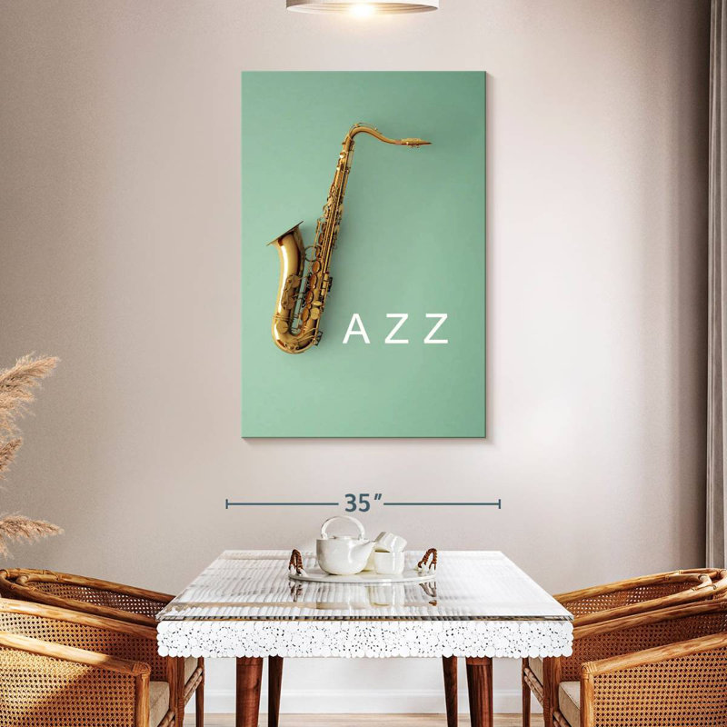 Abarca Jazz Saxophone, H 48 po x l 32 po
