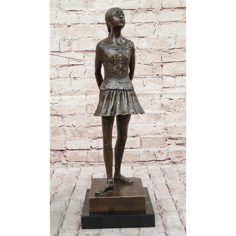 Sculpture en bronze "Le petit quatorze ans" par Edgar Degas