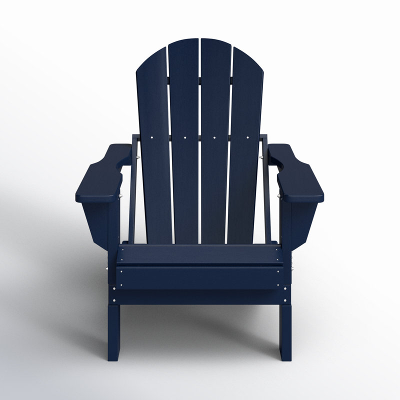 Chaise Adirondack pliante Shawnna, Bleu marine