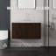 Meuble-lavabo flottant avec comptoir en marbre de culture et portes à fermeture en douceur-1999872823