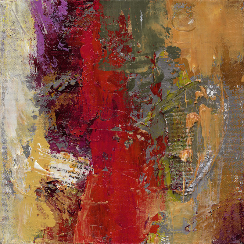Sidecars II by Janet Bothne - Wrapped Canvas Painting, 30cm H x 30cm W
