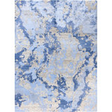 Overdyed One-of-a-Kind Rectangle 9'1" X 12'2" Hand Knotted Area Rug