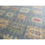 Tapis unique gris de 9 pi x 11 pi 9 po