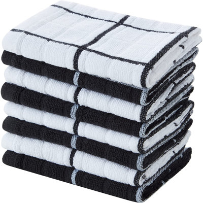 Ensemble de 4 serviettes de cuisine CANNON Noah, brun clair
