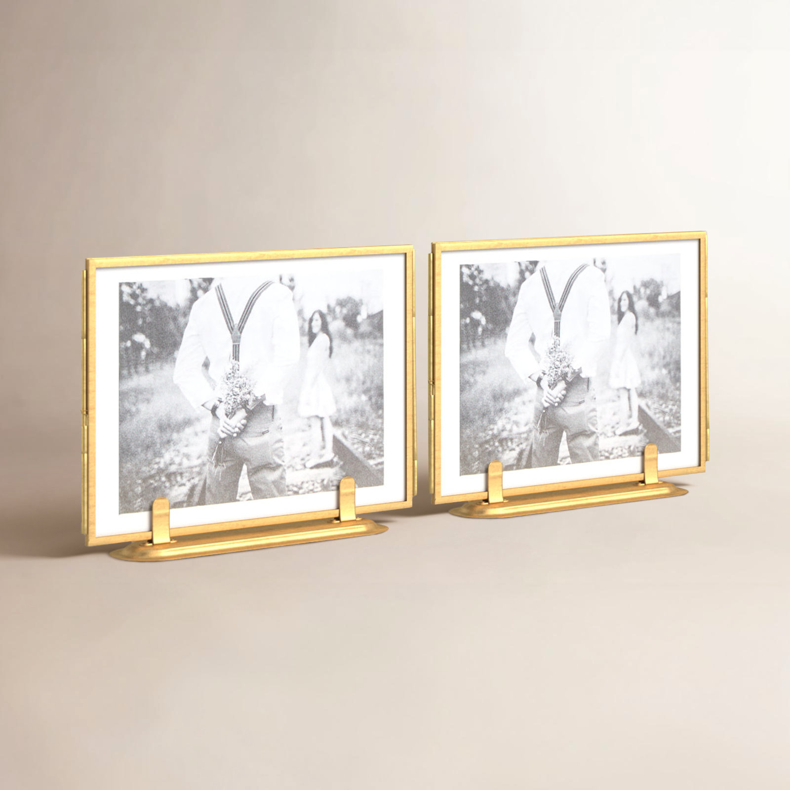 Cassidy Gold Metal Gilded Picture Frame - Set of 2