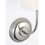 Vendome Single Sconce with White Glass-66560717