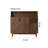 Simple Brown Solid Wood Porch Cabinet Solid Wood 2 -Drawer Accent Cabinet
