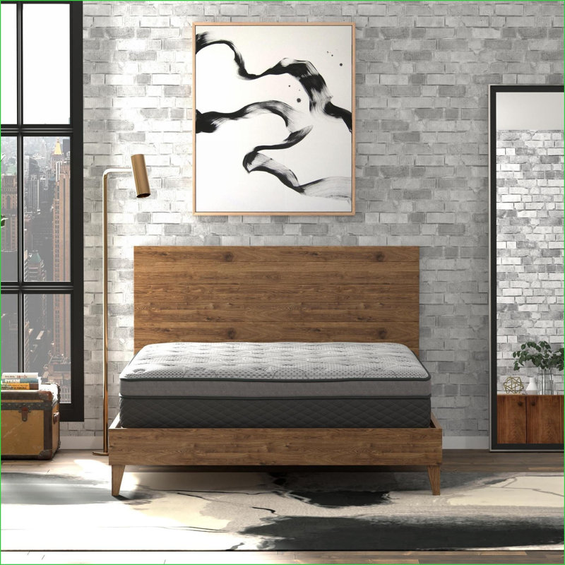 Mattresses 12" Twin XL Hybrid Pocket Coil | Foam+Spring | Black+Gray, Extra-long Twin