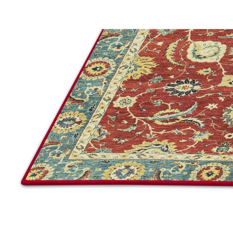 Tapis multicolore à motif abstrait Abd-Alrahim, Tapis de couloir 2 pi x 5 pi