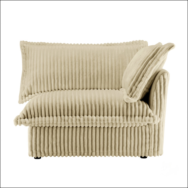 Canapé Koala avec un coussin, une assise confortable et élégante pour les salons modernes., Chameau