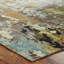 Tapis abstrait en laine tissé à la main et à plat Rowberrow-981637719