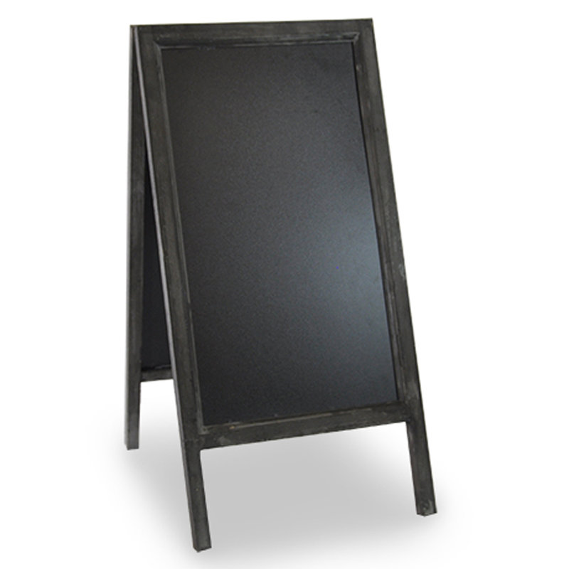 Tableau noir en bois pliable, Anthracite, H 2 pi 2 po x l 1 pi 9 po