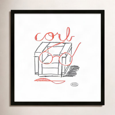 Chairs Corb Print by Jeff Jackson