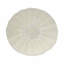 Bol décoratif à bords courbés sculpturaux - Bol décoratif moderne pour décoration intérieure ou centre de table - 17 po, blanc