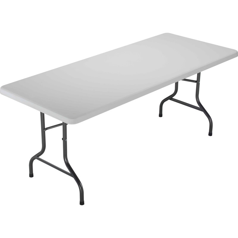 Rectangular Folding Table, 75cm H x 122cm W x 60cm D