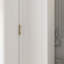 Armoire d'angle avec armoire supérieure, 2 portes, hauteur 93,9 po
