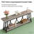 2-Tier Hall Table, Vintage Console Table, Sturdy Sofa Table-89732298