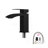 16"X12" White Ceramic Rectangular Vessel Bathroom Sink With Black Faucet & Black Drain(Includes Only The Bathroom Sink)