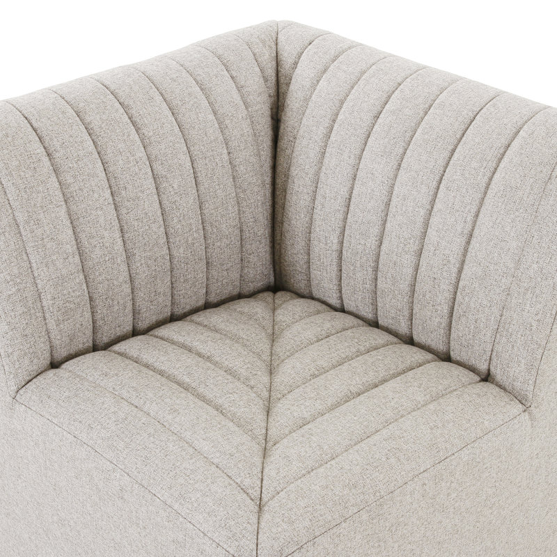 Grayson Tufted Chair, Orly Natural
