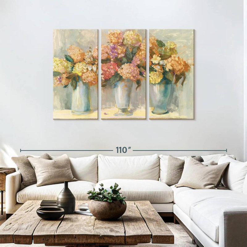 Harnek Fall Hydrangea Bouquets, 48" H x 74" W