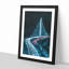 Oakland Bay Bridge In San Francisco - Single Picture Frame Print on MDF-56925464-56925467
