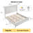 Farmhouse King Solid Wood Bed Frame-506472337
