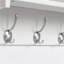 4 - Hook Wall Mounted Coat Rack