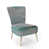 Ombre Teal Polyester Blend selected