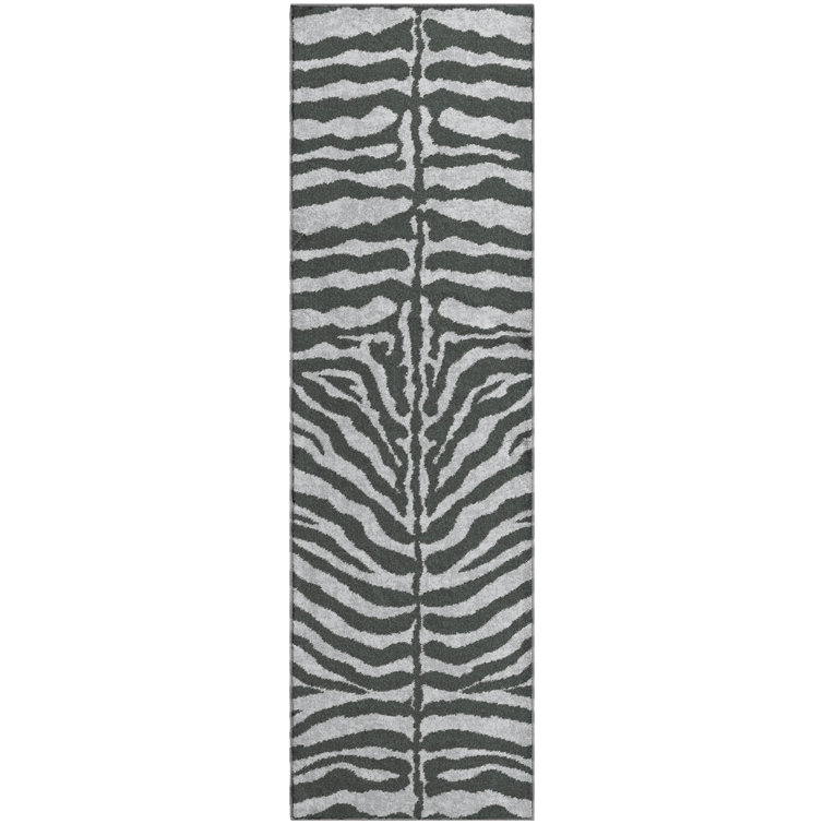 Premium Machine Washable Kishonna AMF42 Gray Rug