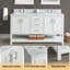 Meuble-lavabo simple 48 po Manhattan avec comptoir en marbre de Carrare, pré-assemblé-200217709-185945442