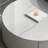 Modern light luxury round coffee table combo