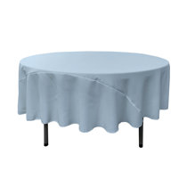 48 Round Waterproof Tablecloth Spill-Proof Table Cloth Sage Green Morefeel
