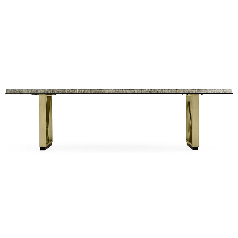 Geometric Dining Table, 44" W x 84" L