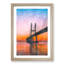 Vasco Da Gama Bridge in Portugal Abstract - Picture Frame Painting Print-56855134-56855137