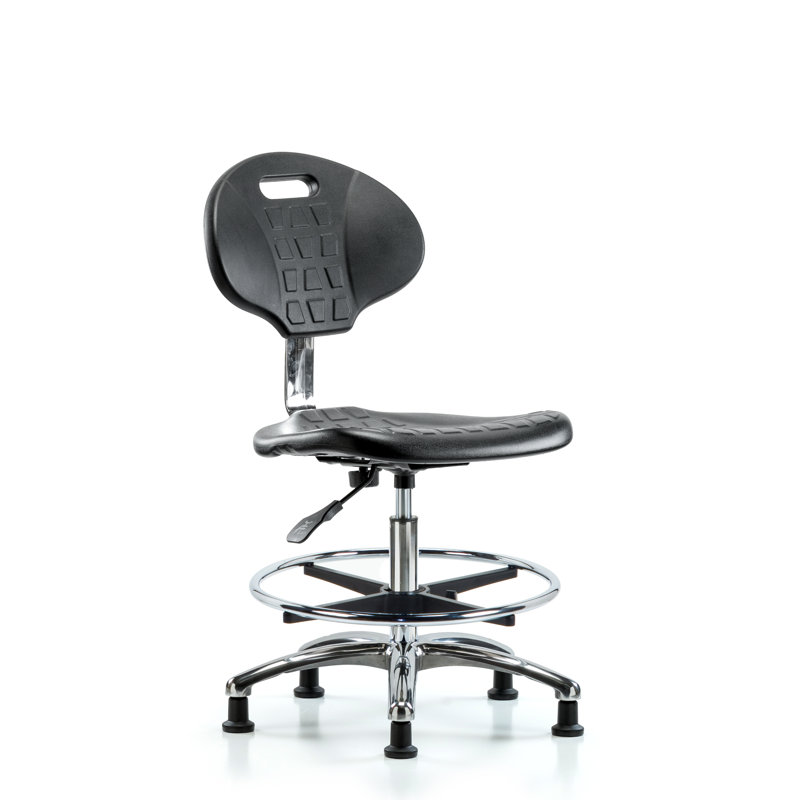 Chaise de dessin Bonnie, Patins, Silver, Sans accoudoirs