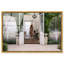Through the garden doors Canvas Fashion Print by Oliver Gal-374793059-375949158