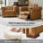 Burbank Traditional Genuine Leather Power Recliner-1594704445