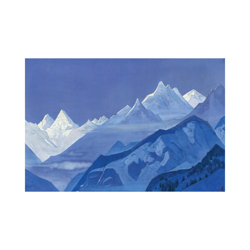Guru-Guri Dhar, 1931 by Nicholas Roerich - Wrapped Canvas Gallery-Wrapped Canvas Giclée, 152.5 cm H x 101.5 cm W