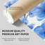 «Floral Blue Flower Dream II», reproduction d'art moderne sans cadre-502103500