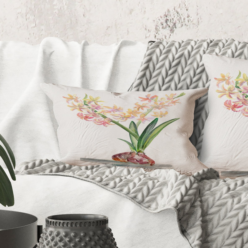 Floral Throw Pillow