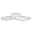 Lit plateforme simple en L avec lit gigogne, bureau et tiroirs-114404391