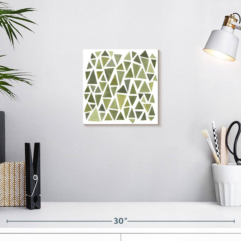 Avery Celadon Geometry I, 10" H x 10" W