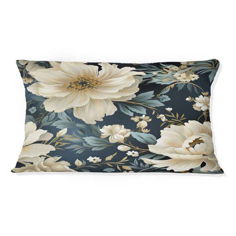 Motif contemporain Victorian Motif V - Coussin imprimé floral