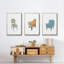«Take A Seat X», reproduction sur toile 3 pièces-91886905-91886908