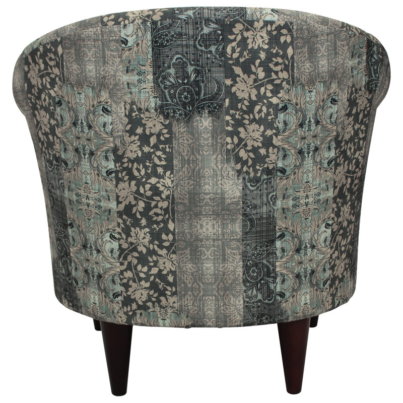 Lau Upholstered Barrel Chair, Smoke