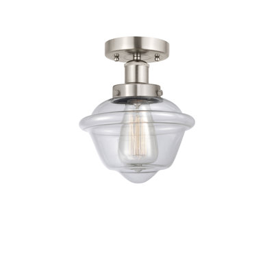 Grourke Glass Semi Flush Mount
