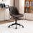 Darlaine Armless Swivel Office Chair Faux Leather Upholstered Waterproof Desk Chair Ergonomic Adjustable Computer Chair-1872164828
