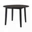 Table de salle à manger extensible ronde pliante pour petits espaces (42,36 po, noir, 2 à 4 places)-1203211532